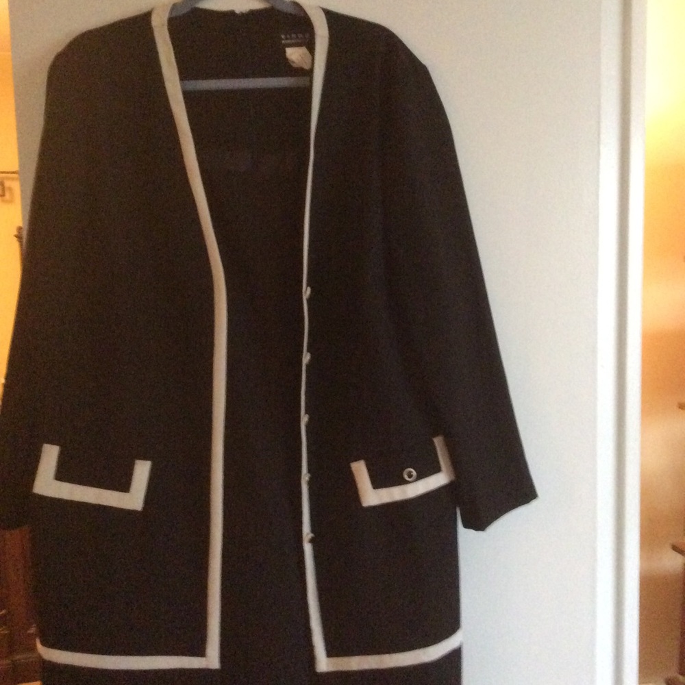 Black and white dress